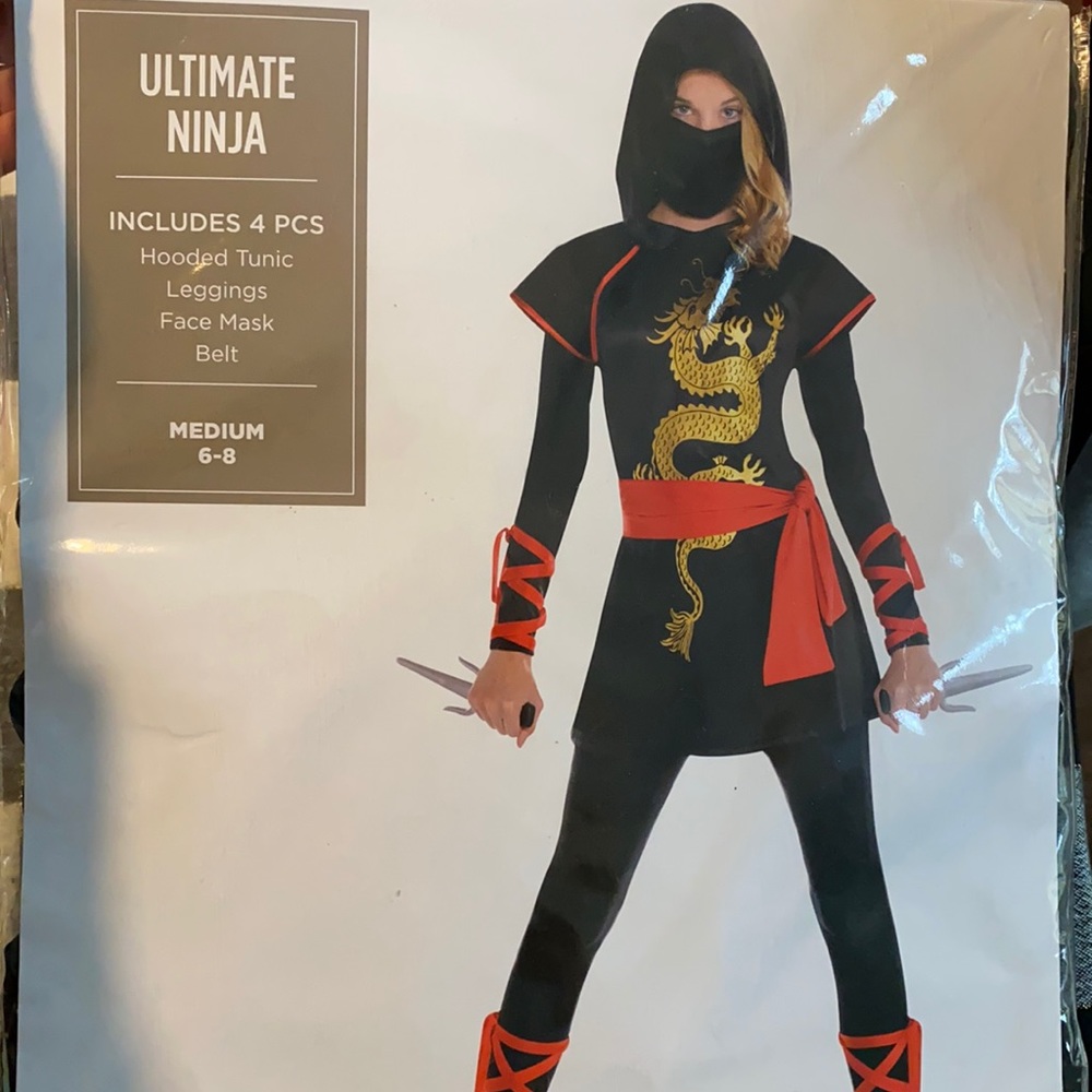 Ultimate Ninja Halloween Costume 4PCS